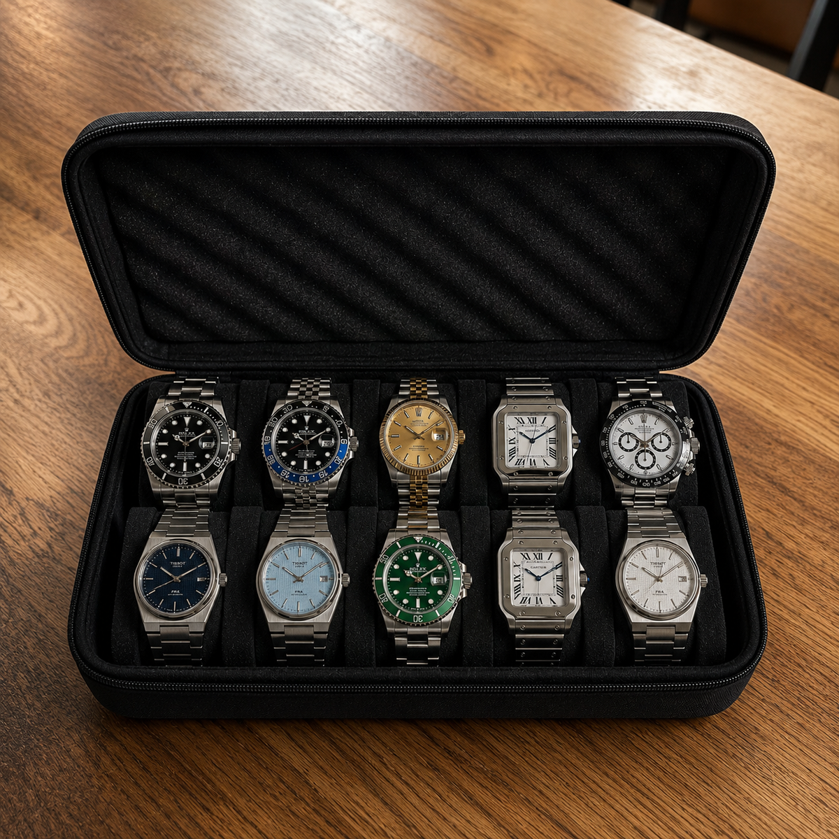 10-Watch Hard Travel Storage Case - main product view