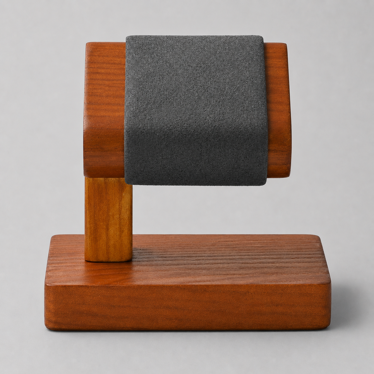 Solid Wood Watch Stand for 1 Watch - side view