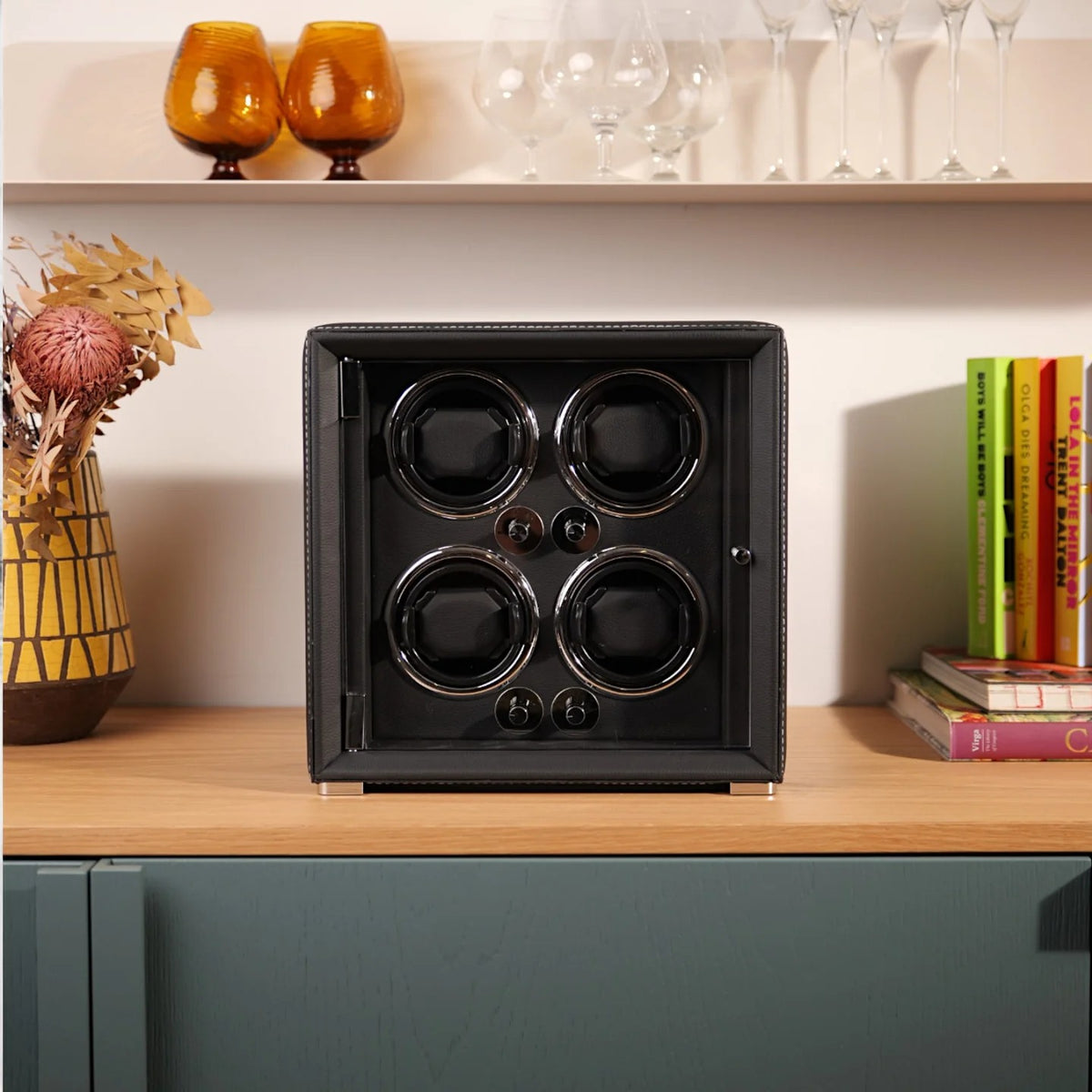 4-Watch Automatic Winder - Grained Vegan Leather - packaging